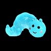 Luminous Resin Worm Ornament DJEW-R011-01B-01-4