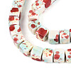 Spray Painted Synthetic Turquoise Beads Strands TURQ-T004-13D-3
