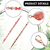 2Pcs 2 Colors Bag Chain Straps AJEW-BM0001-09-6