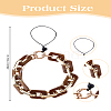 1Pc Alloy & Acrylic Mobile Straps HJEW-LP0001-48A-2