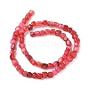 Natural Dragon Veins Agate(Dyed & Heated) Beads Strands G-G177-E18-03-4