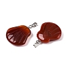 Natural Carnelian(Dyed & Heated) Pendants G-T138-208G-2