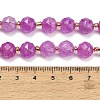 Dyed Imitation Jade Glass Beads Strands GL-Z001-02A-03-4