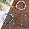 120Pcs 12 Styles 201 Stainless Steel European Beads STAS-SP0001-82-4