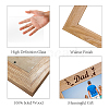 Natural Wood Photo Frames DIY-WH0247-006-3