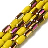 Electroplate Glass Beads Strands EGLA-D031-01-22-1