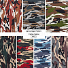 Camouflage Pattern Cotton Fabric DIY-WH0181-72-3