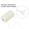 Macrame Cotton Cord OCOR-WH0030-02B-2