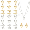 24Pcs 2 Colors Alloy Pendants FIND-CA0004-85-1