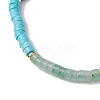 Natural & Synthetic Gemstone Braied Beads Anklets AJEW-AN00611-3