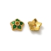 Alloy Enamel Beads Caps FIND-G074-02G-1