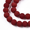 Opaque Glass Beads Strands GLAA-T032-P4mm-MD05-2