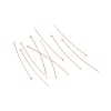 Brass Flat Head Pins KK-WH0058-03D-G02-3