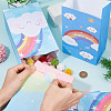 12Pcs 4 Styles Rainbow Print Kraft Paper Gift Bags AJEW-TA0003-38-6