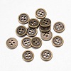 Alloy Buttons X-BUTT-D054-11.5mm-02-1