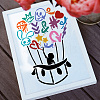 Plastic Drawing Painting Stencils Templates DIY-WH0396-621-6