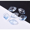 Transparent Glass Pendants GLAA-L027-G04-2