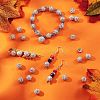 100Pcs Polymer Clay Rhinestone Round Beads RB-SZ0001-04-5