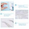 160Pcs 4 Style Plastic Tweezer Protective Covers TOOL-FH0001-53-4