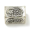 Tibetan Style Alloy European Beads FIND-U015-15AS-02-1