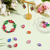20Pcs UV Plating Opaque Acrylic Beads MACR-SC0002-73-7