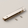 Zinc Alloy Bag Decorative Edge Buckles FIND-WH0144-53P-1