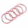 PVC Plastic Buddhist Bangle Sets BJEW-T008-18H-2