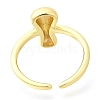 Rack Plating Brass Open Cuff Rings RJEW-S394-01G-I-3