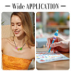50Pcs 5 Styles UV Plating Opaque Acrylic Beads PACR-TA0001-31F-10
