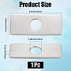 Rectangle Stainless Steel Faucet Hole Covers STAS-WH20001-18B-P-2