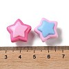 Two Tone Opaque Acrylic Beads SACR-I005-08A-3