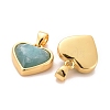 Natural Amazonite Charms G-E538-02G-05-3