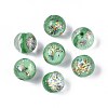 Handmade Foil Lampwork Beads LAMP-T021-31E-1