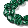 Synthetic Malachite Beads Strands G-K357-A02-01-4