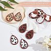 Olycraft DIY Teardrop Drop Earrings Making Kit DIY-OC0008-22-4