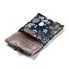 Flower Print Cloth Jewelry Storage Bags ABAG-A009-04C-3