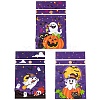 50Pcs Rectangle Halloween Candy Plastic Bags ABAG-U001-01D-1