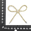 Alloy & Glass Bowknot Chandelier Component Links PALLOY-D360-01A-3