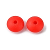 Rondelle Food Grade Eco-Friendly Silicone Focal Beads SIL-F003-07F-3