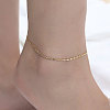 Alloy Link Chain Anklets for Women WG9D3CE-01-1