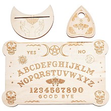 Wooden Witch Craft Sets DJEW-WH0063-29E