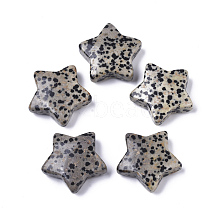 Natural Dalmatian Jasper Star Shaped Worry Stones G-T132-002A-01