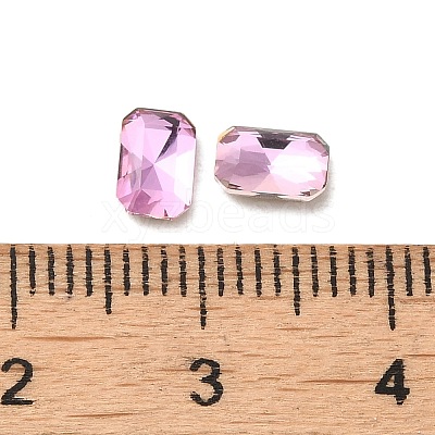 Glass Rhinestone Cabochons RGLA-P037-04A-D223-1