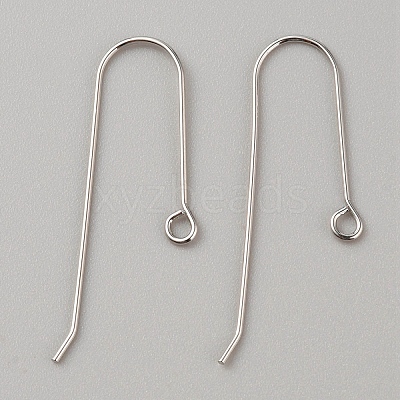 Brass Earring Hooks LS-KK-WH0044-141A-P-1