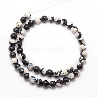 Natural Fire Crackle Agate Bead Strands G-K166-06F-8mm-04-1