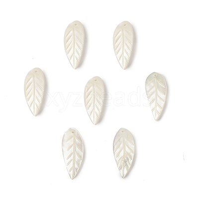 Natural Sea Shell Pendants SSHEL-T012-12-1