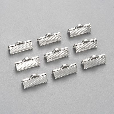 Iron Ribbon Crimp Ends E183-S-1