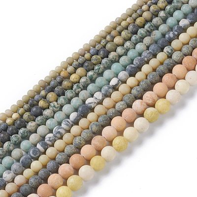 Natural Mixed Gemstone Beads Strands G-H245-05-1