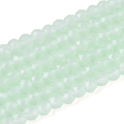 Imitation Jade Glass Beads Strands GLAA-T028-3mm-11G-1