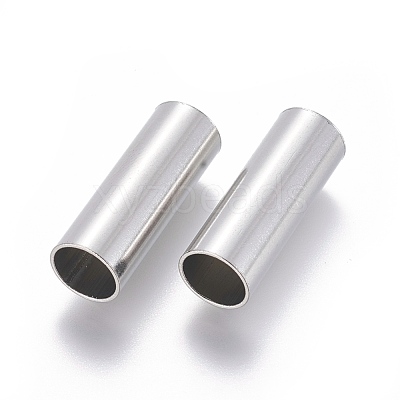 Tarnish Resistant 304 Stainless Steel Tube Beads STAS-F205-03P-I-1
